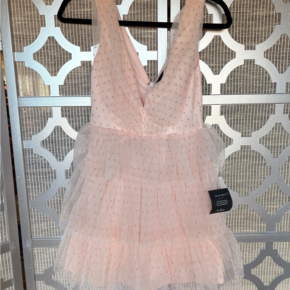 NWT Lulu's Pink Formal Dress
